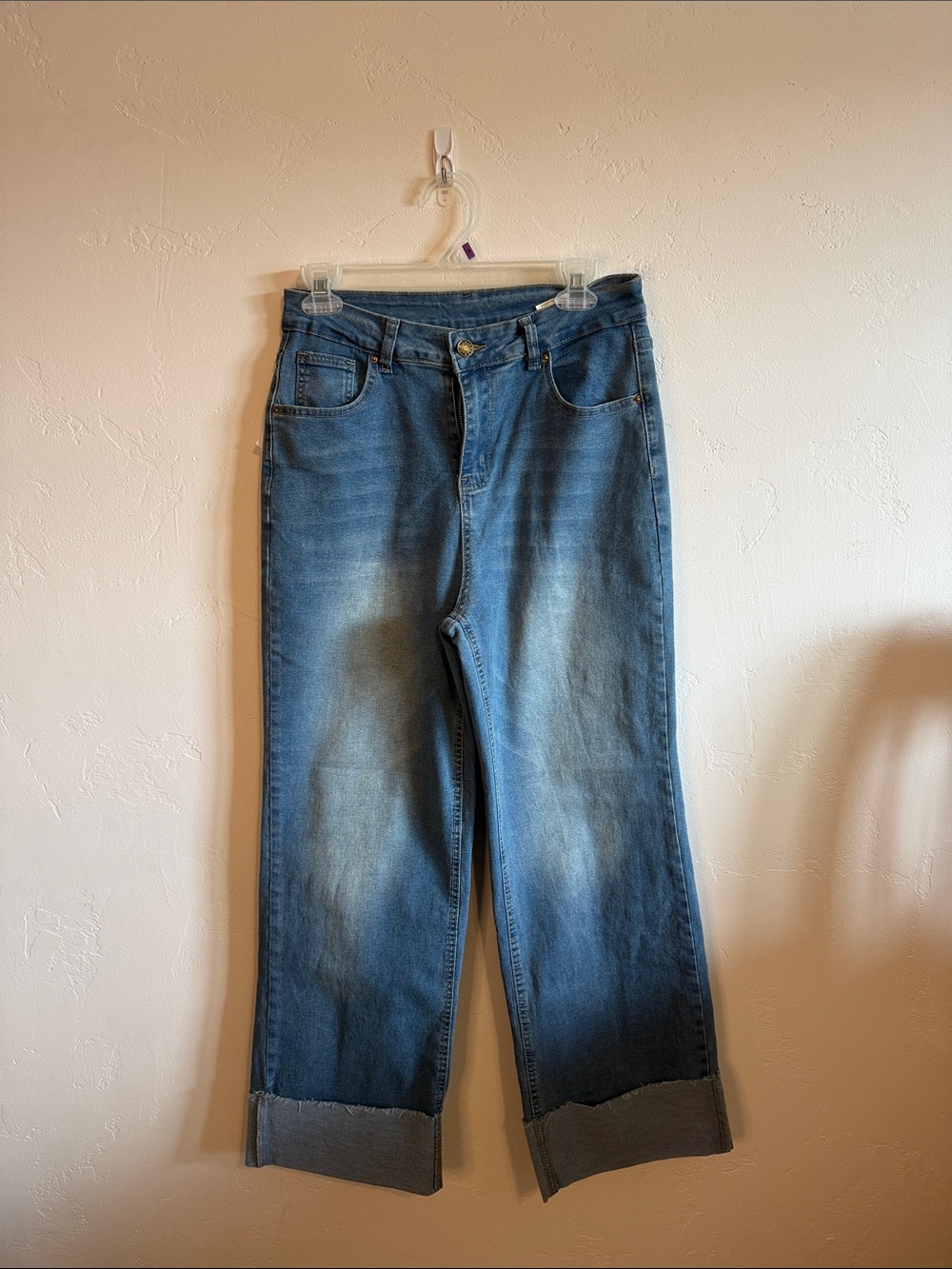 Relaxed Boyfriend Jeans in Faded Blue